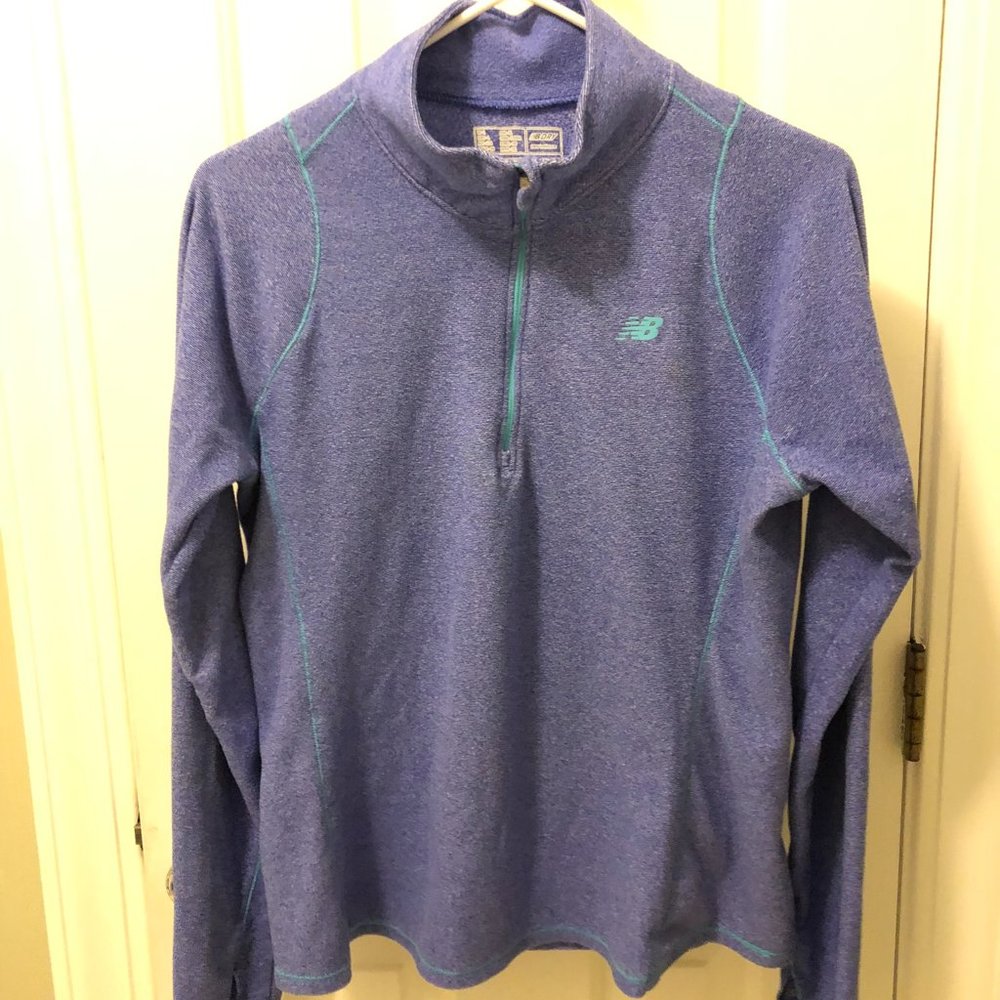 Women's Large New Balance Half Zip Pullover